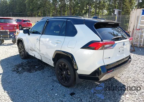2022 Toyota Rav4 Hybrid Xse z USA, uszkodzony, nr VIN 4T3E6RFV8NU083868